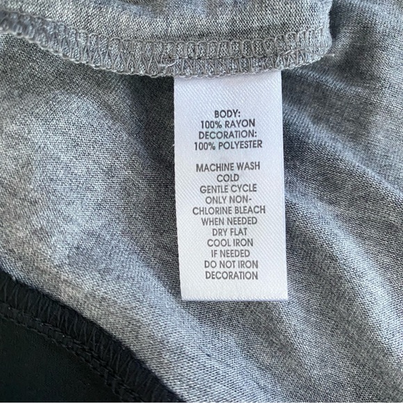 Loft NEW Black and Grey Sleeveless Tank Blouse Petite Small - Picture 12 of 14